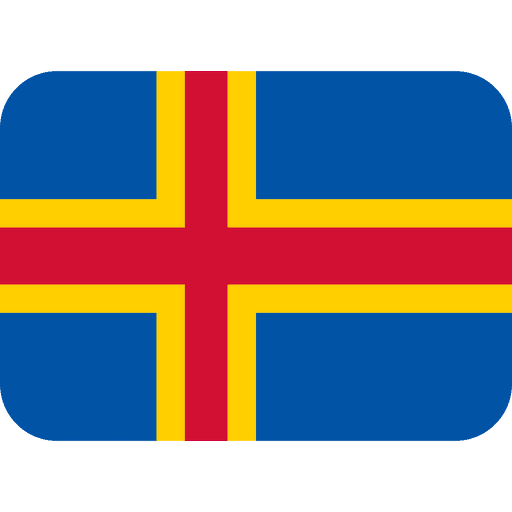 Flag Aland Islands