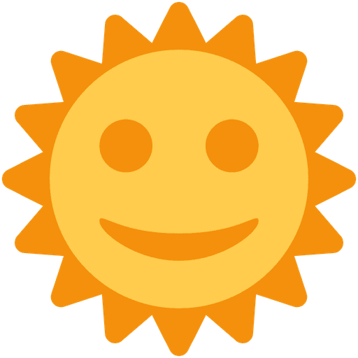 Sun With Face