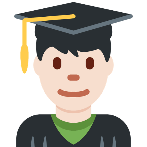 Man Student Light Skin Tone