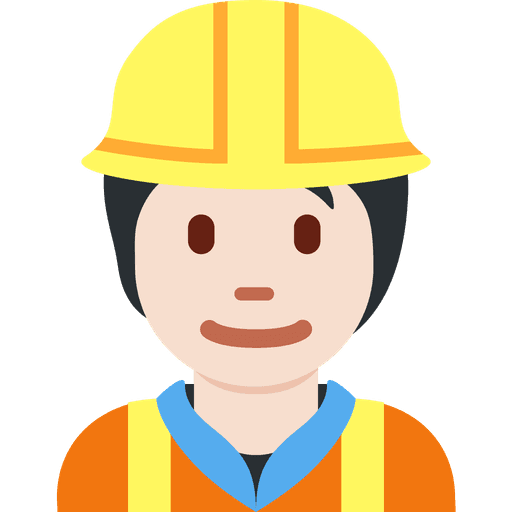 Construction Worker Light Skin Tone
