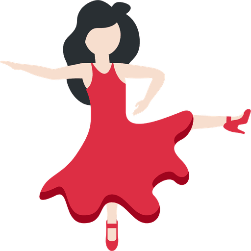 Woman Dancing Light Skin Tone