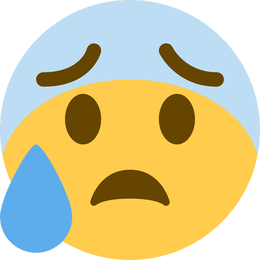 Anxious Face With Sweat