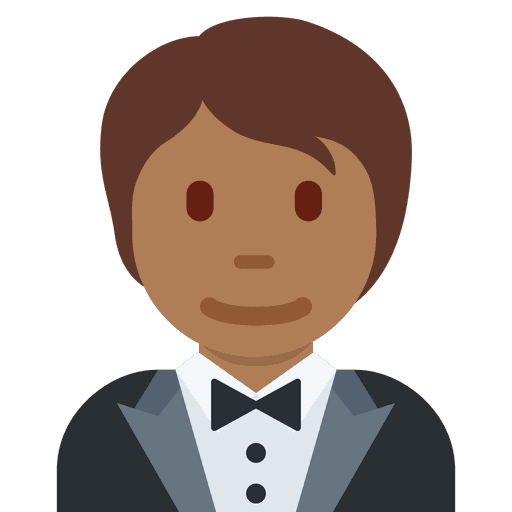 Person In Tuxedo Medium Dark Skin Tone