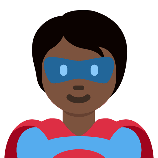Superhero Dark Skin Tone