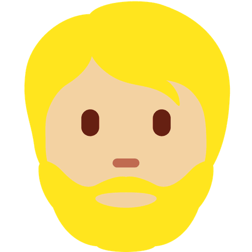 Person Medium Light Skin Tone Beard