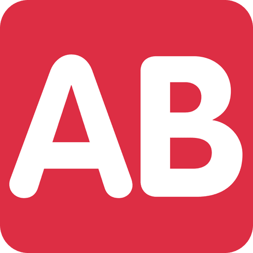 Ab Button Blood Type