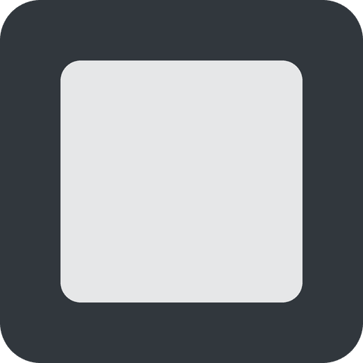 Black Square Button