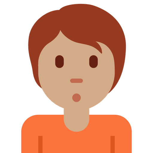 Person Pouting Medium Skin Tone