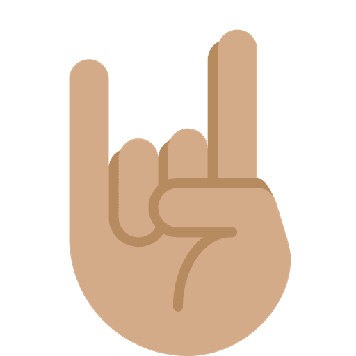 Sign Of The Horns Medium Skin Tone