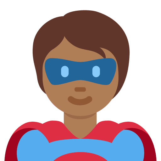 Superhero Medium Dark Skin Tone